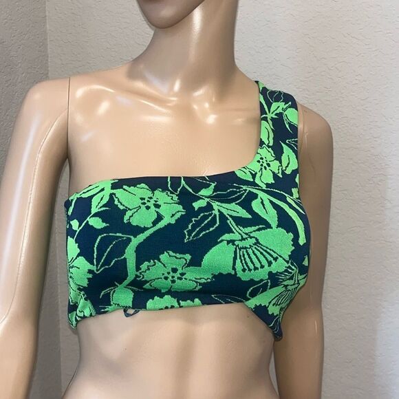 Nwt  Zara one shoulder crop top - Picture 1 of 3